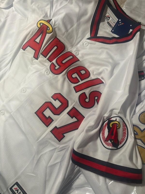 ANGELS JERSEY AVAILABLE - NEW WITH TAGS - STITCHED - NETO & TROUT