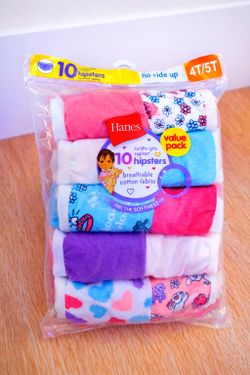 Toddler Girl Hanes Underwear 4t/5t