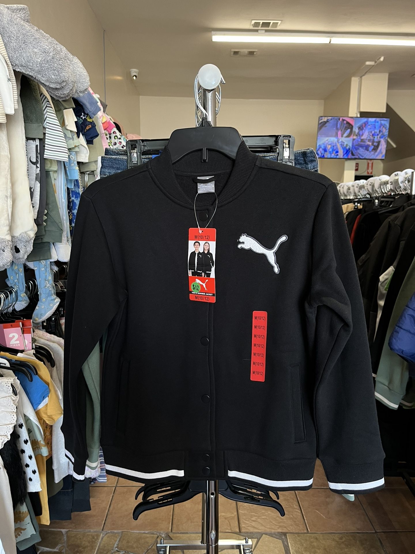 Boys Puma Bomber Jacket