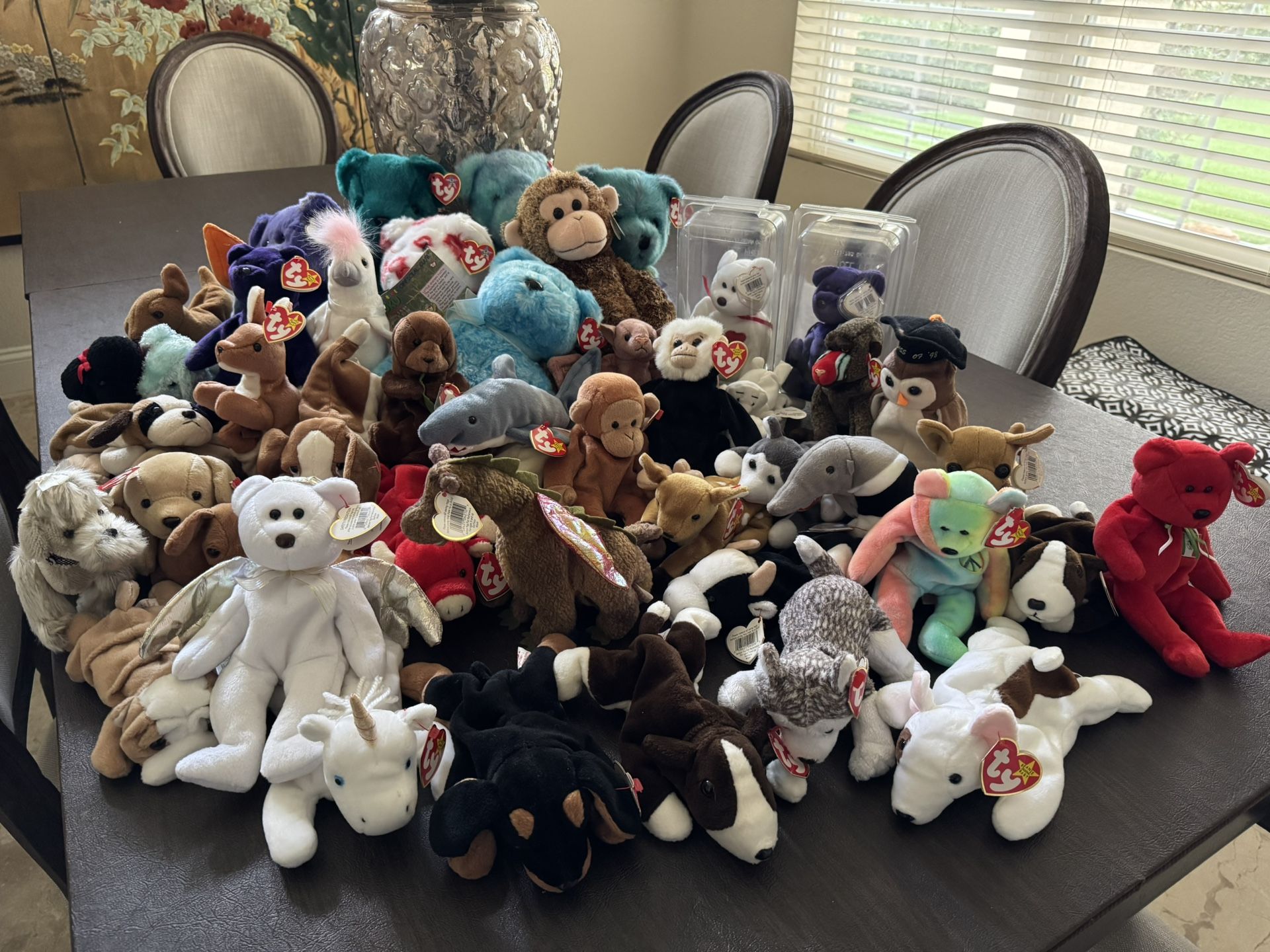 Lot Of 56 Beanie Babies