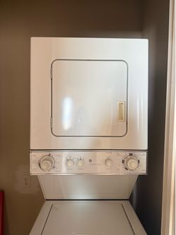GE Stacked dryer and washer