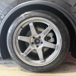 Authentic Volk Racing TE37sl 19x9.5 5x114.3 +22 Square