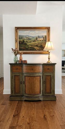 Beautiful European sideboard with granite top