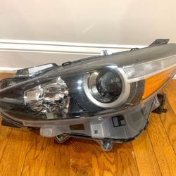 2017 2018 MAZDA 3 LEFT DRIVER SIDE HALOGEN HEADLIGHT4