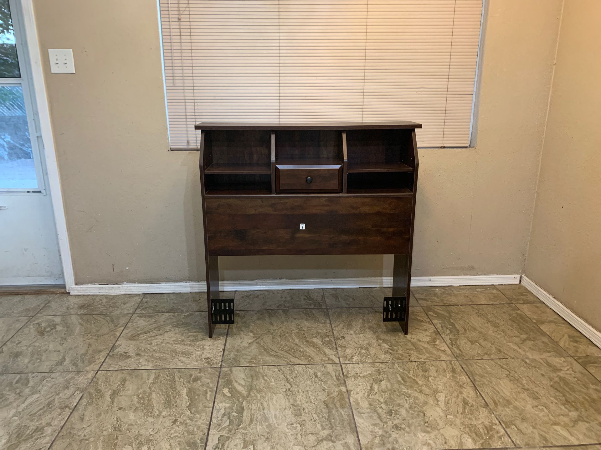 Better homes and gardens Leighton twin bookcase headboard, Rustic