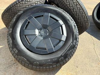 FREE DELIVERY (4) 20" Tesla Cyber Truck OEM 94166 wheels 2024 2025 2026 Cybertruck Pirelli 99%