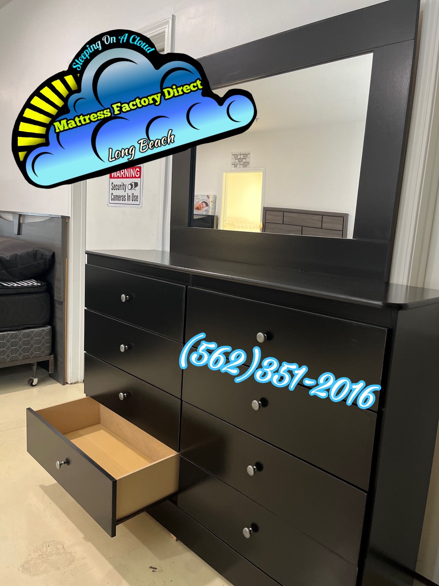 Eight Drawer Dresser With Rails Chest Mueble Comoda Bonita