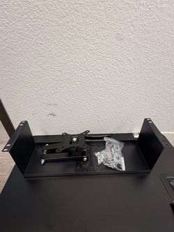 19" Rack LCD Monitor mounting Bracket/Embedded Industrial Control Monitor LED Display Panel