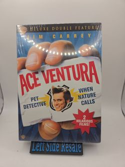 Ace Ventura : Deluxe Double Feature ( DVD , 2006 , 3-Disc Set ) - Brand New -