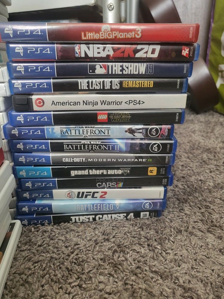 Video Games...PS2, Xbox 360, Wii And Xbox 1