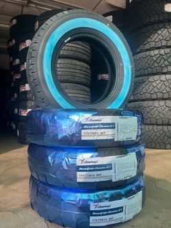 175/75/14 NEW SET OF WHITE WALL TIRES