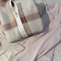 quarter zip sweater and thermal