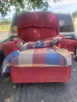 Maroon recliner
