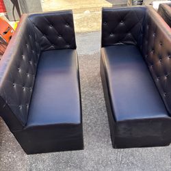 2 piece leather sectional 