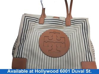 Tory Burch Ella Beige / Tan Purse / Handbag