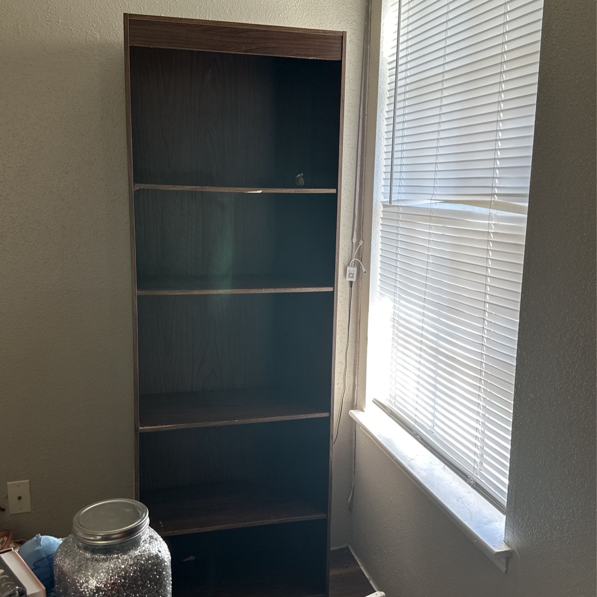 Brown Book Shelf With Price Is Negotiable 