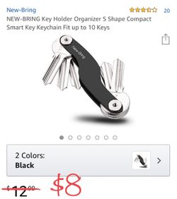 GRAY Key Holder Organizer