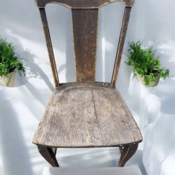 wooden antique chair