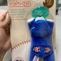 WubbaNub Pacifier New York Mets Bear