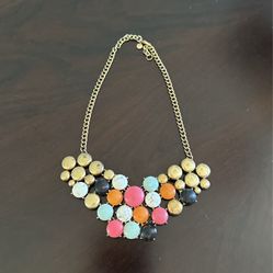 Multi-color Statement Necklace