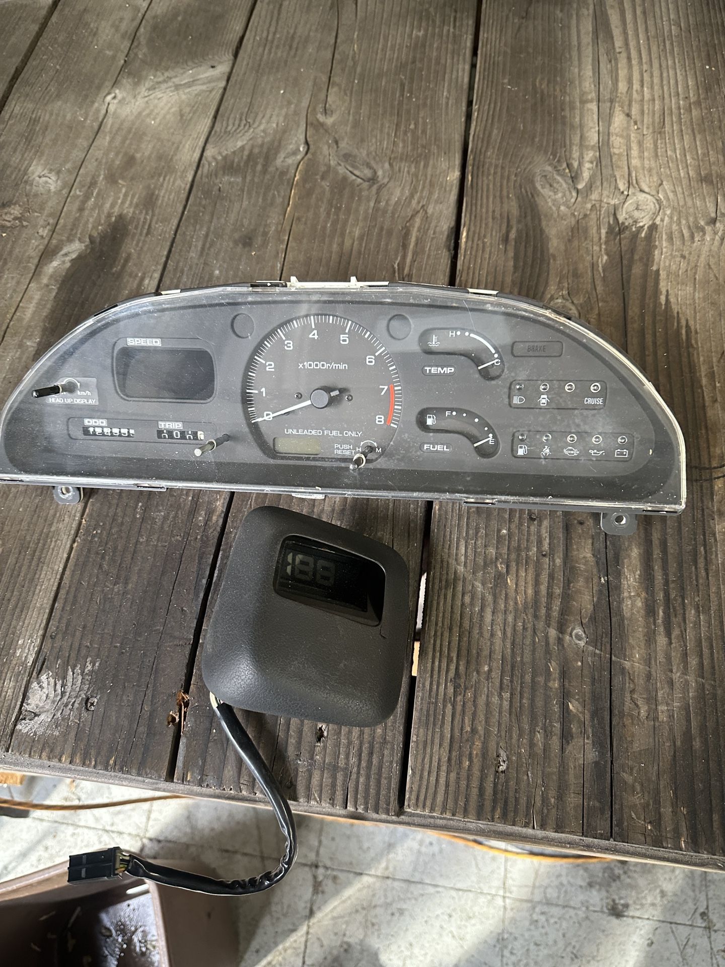 Nissan S13 Digital Dash And Hud Heads Up Display
