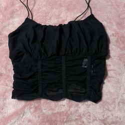 Black Crop Top