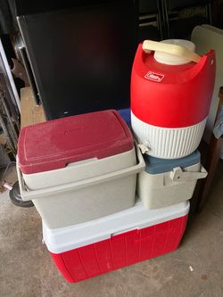Set of Coleman Coolers