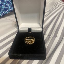 nugget ring medium 10k 