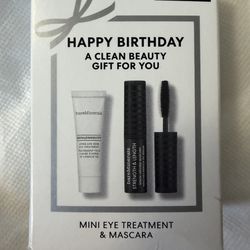 NEW Bare Minerals Mini SKINLONGEVITY Herb Eye Treatment & Serum-Infused Mascara Set   INCLUDES:  —Mini SKINLONGEVITY Long Life Herb Eye Treatment - cl