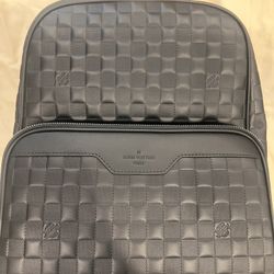 Louis Vuitton Backpack Campus Black Leather 