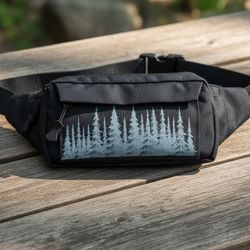 Unisex Black Active Waist Fanny Pack | Waist Bag | Adventure Crossbody