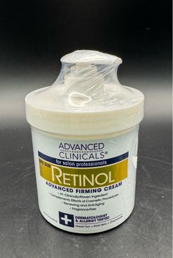 Advanced Clinicals Retinol Advanced Firming Cream — 16oz. SEALED