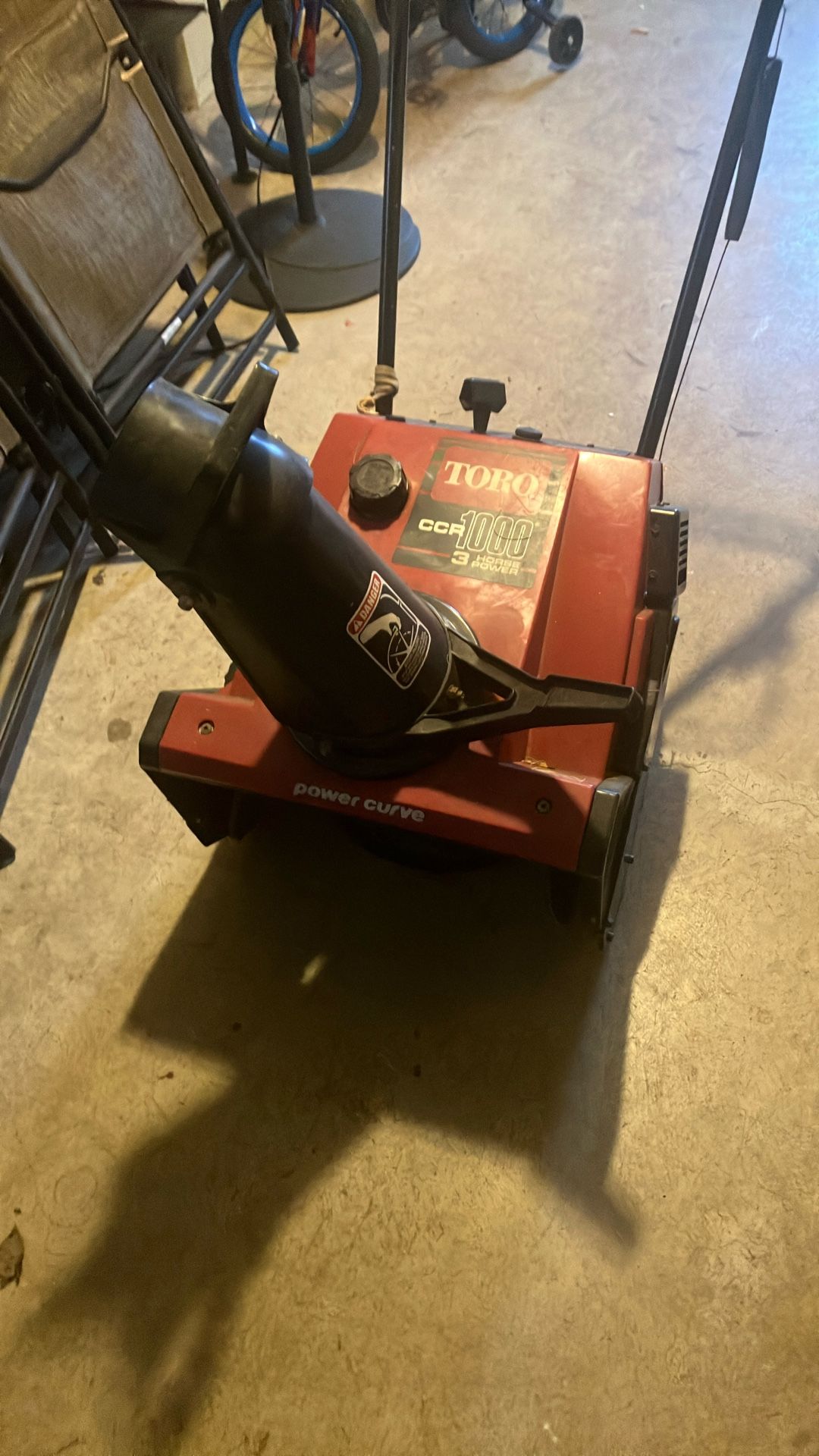 TORO CCR 1000 SNOWBLOWER
