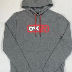 NWT NEW OAKLEY HOODIE SWEATSHIRT GRAY SIZE MEDIUM M