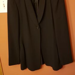 Black Long Worthington Jacket Size 16