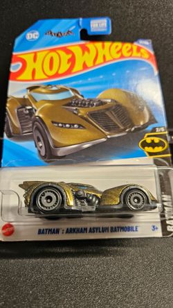 Hot Wheels Metallic Dark Gold DC Batman: Arkham Asylum Batmobile