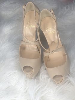 Nude Christian Louboutin (size 36) us Size 6 women's