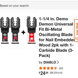 Oscillating Blades For Multi- Tool