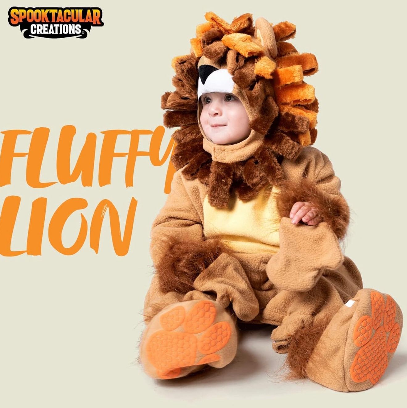 Spooktacular Creations Fluffy Lion Costume 12-18 Months