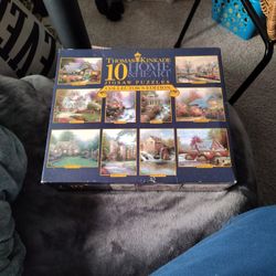 Thomas Kinkade 10 Jigsaw Puzzles Collectors Edition 