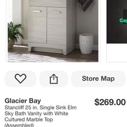 Vanity Combo Stancliff Mocca Color 