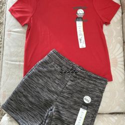 Boy's Shorts And Tee Set Size 4T 