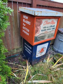 Old metal automotive display