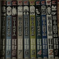 Death Note Manga Volumes 1-10