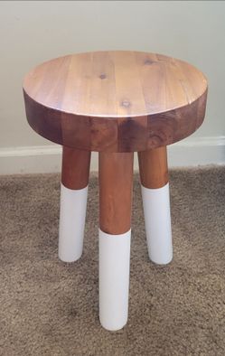 Acacia Wood Plant Stool