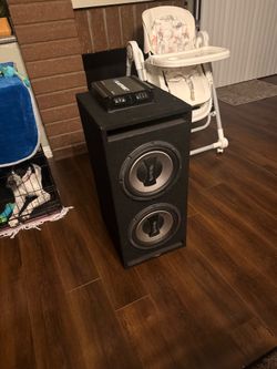 Dual infinity 10s and amp read description