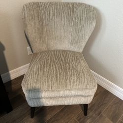 Accent Chair Beige Custom Made
