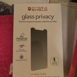 iPhone X / XS privacy GLASS screen protector