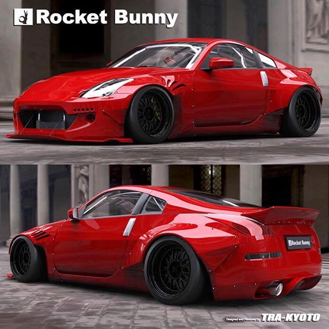 350z VIS Rocket Bunny Fenders and Rear Flares