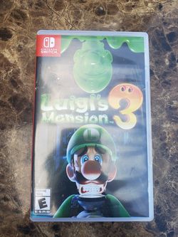 Nintendo Switch game Luigi' mansion 3